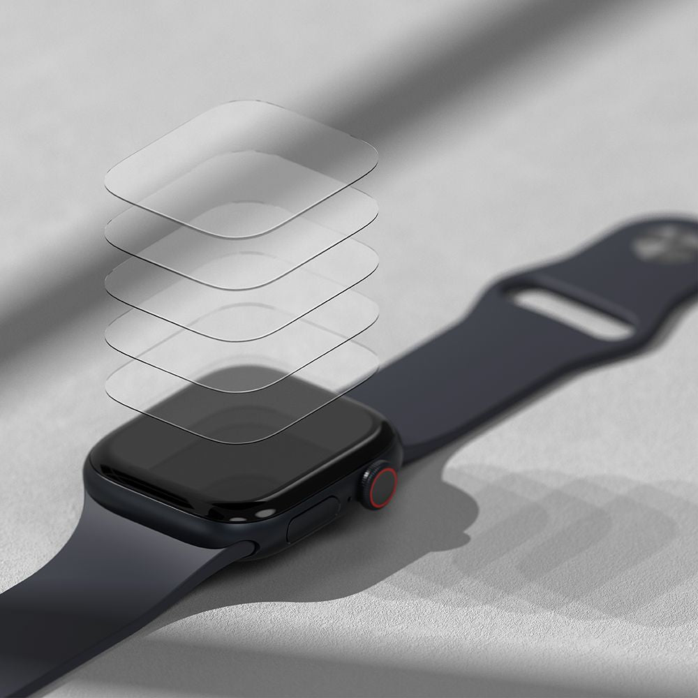 Ringke Προστασία Οθόνης Apple Watch 10/11 - 46mm - Dual Easy 3H Προστατευτική Μεμβράνη Οθόνης - 3 Τεμάχια - Διάφανη