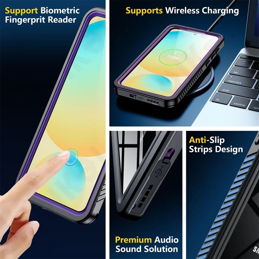 ShellBox Samsung Galaxy S25 - Αδιάβροχη Θήκη IP68 - Black