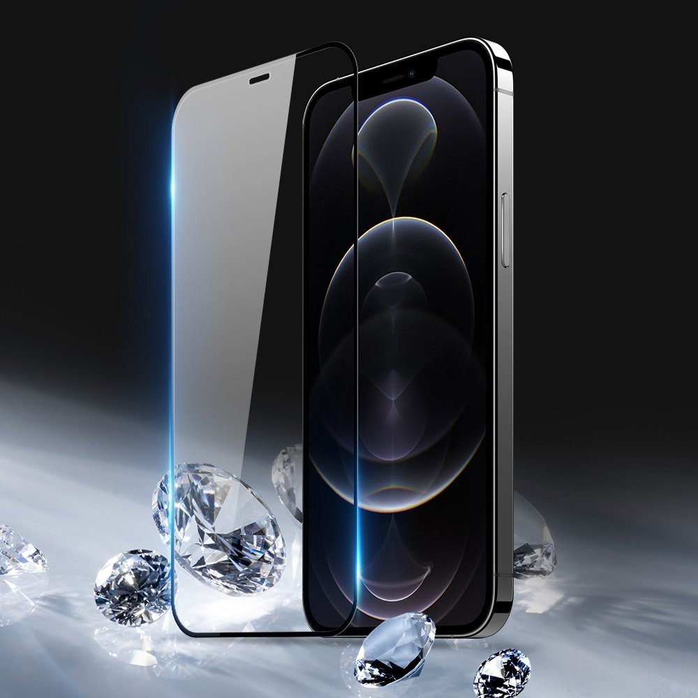 Dux Ducis iPhone 12 Pro Max 10D 9H Full Screen Case Friendly Tempered Glass Αντιχαρακτικό Γυαλί Οθόνης - Black
