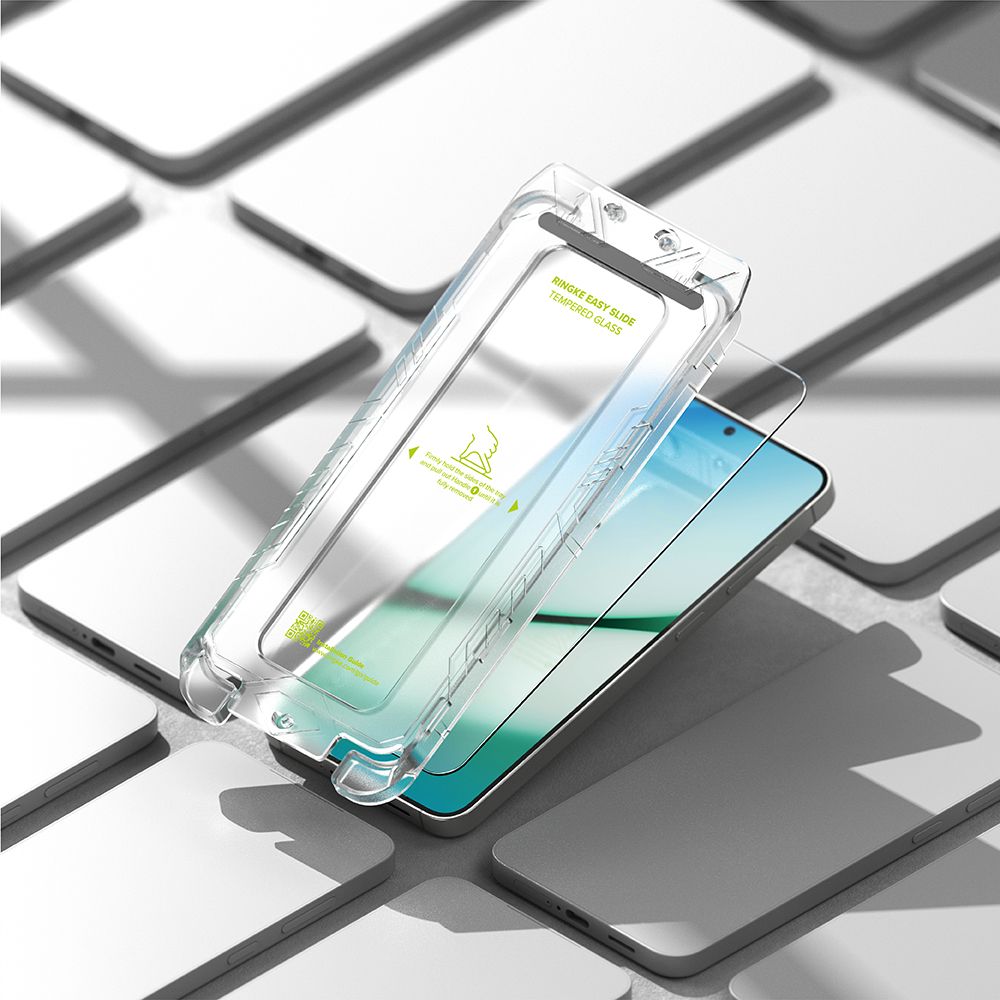 Ringke Samsung Galaxy S25 Easy Slide 2.5D 9H Αντιχαρακτικό Γυαλί Οθόνης - 2 Τεμάχια - Clear