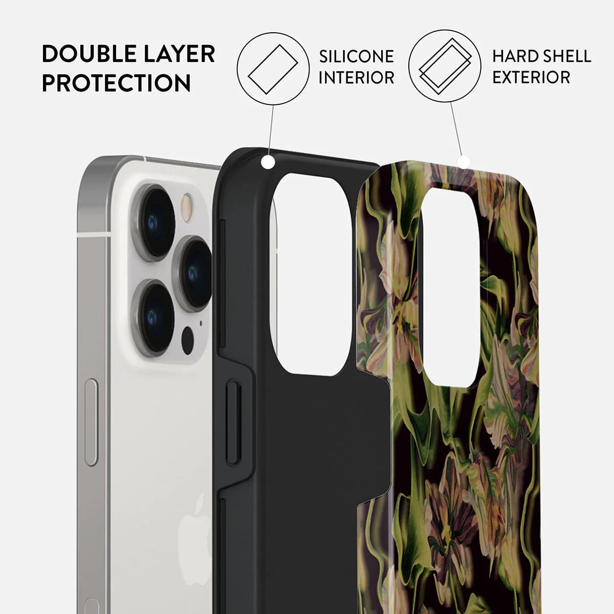 Burga iPhone 14 Pro Max Fashion Tough Σκληρή Θήκη - Subtropical
