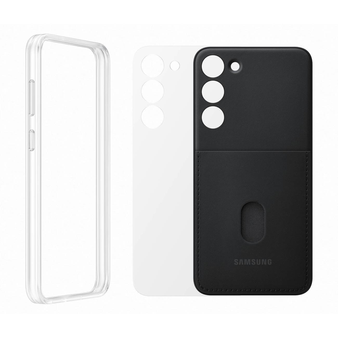 Samsung Frame Cover Samsung Galaxy S23+ Σκληρή Θήκη με Πλαίσιο Σιλικόνης - Black - EF - MS916CBEGWW