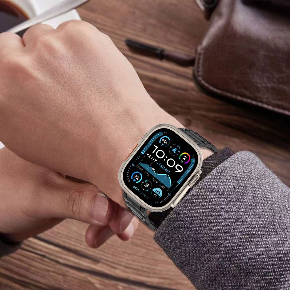 Tech - Protect Λουράκι Apple Watch 8/9/10/11 - SE (1/2/3) - Ultra (1/2/3) – 44/45/46/49mm Stainless Classic από Ανοξείδωτο Ατσάλι - Black
