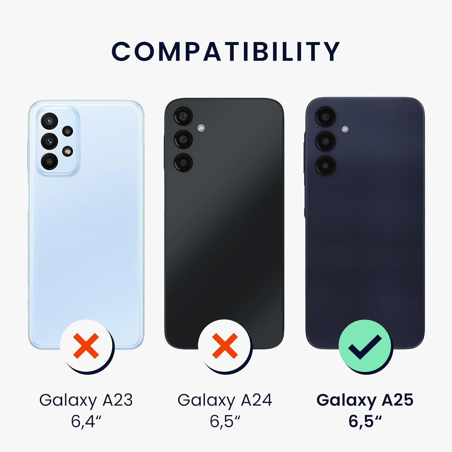 KW Samsung Galaxy A25 5G Θήκη Πορτοφόλι Stand - Black