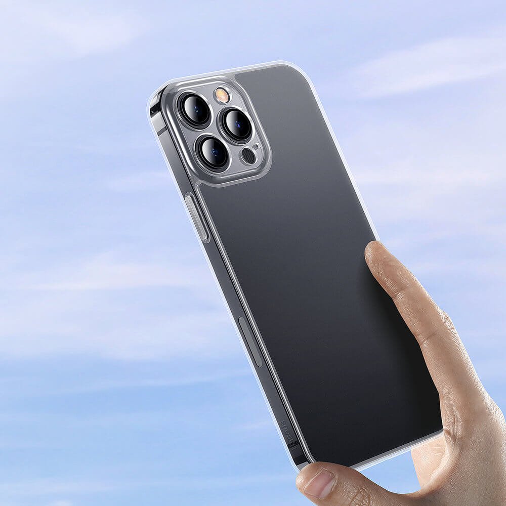 Baseus Frosted Glass Σκληρή Θήκη για iPhone 13 Pro - Clear - ARWS000102