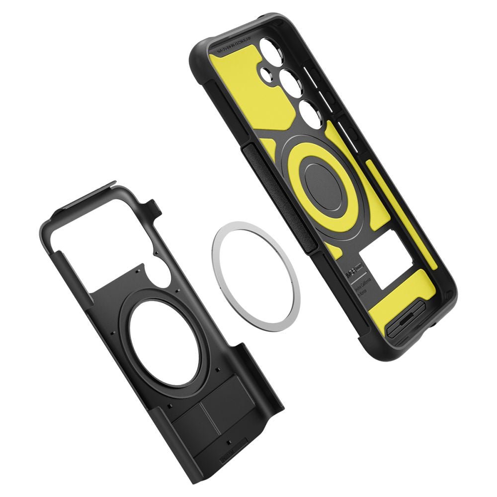 Spigen Samsung Galaxy S24 Slim Armor Mag Σκληρή Θήκη με Stand και MagSafe - Black