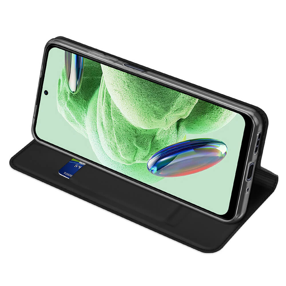 Dux Ducis Xiaomi Redmi Note 12 5G / Poco X5 5G Flip Stand Case Θήκη Βιβλίο - Black