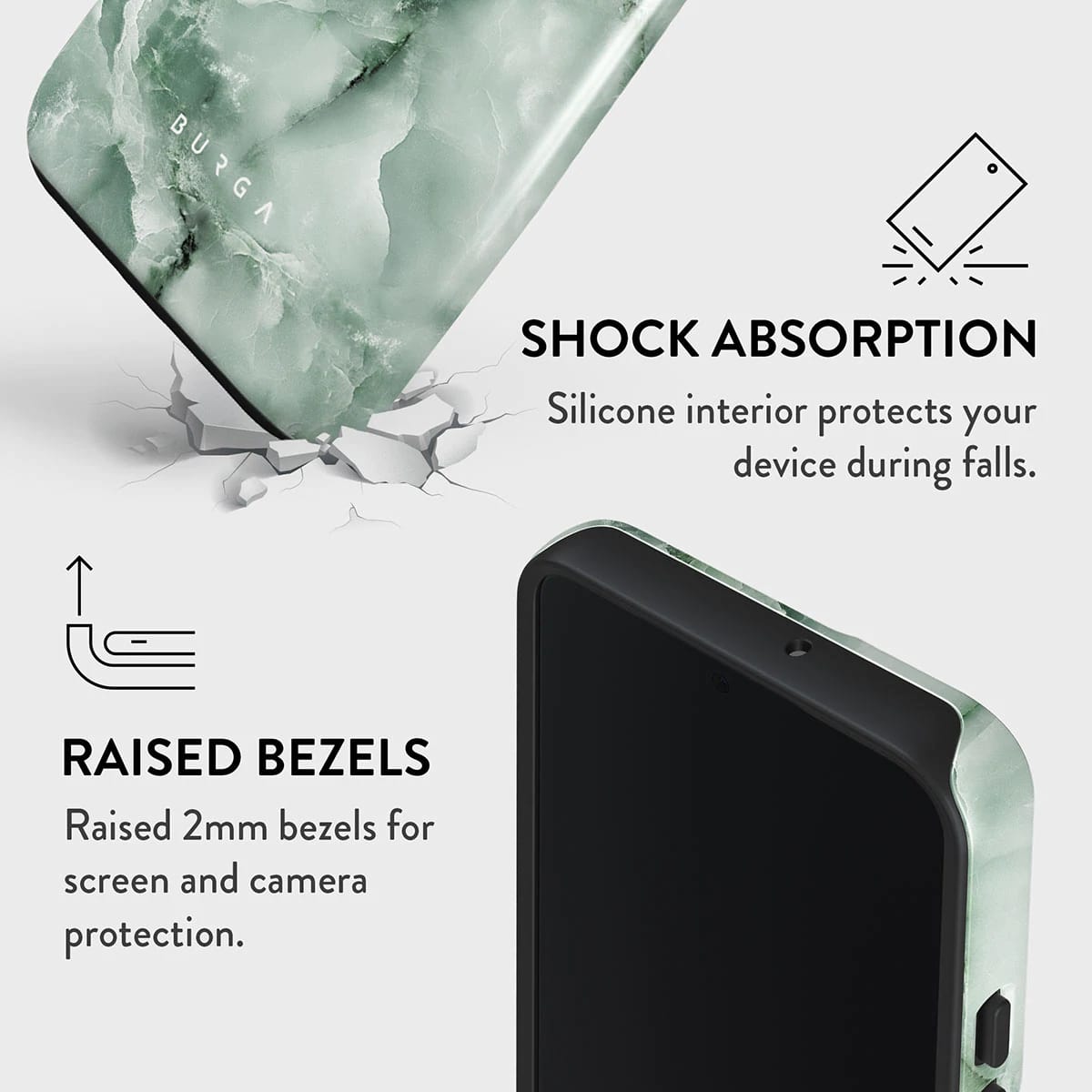 Burga Samsung Galaxy S22 Plus Fashion Tough Σκληρή Θήκη - Pistachio Cheesecake