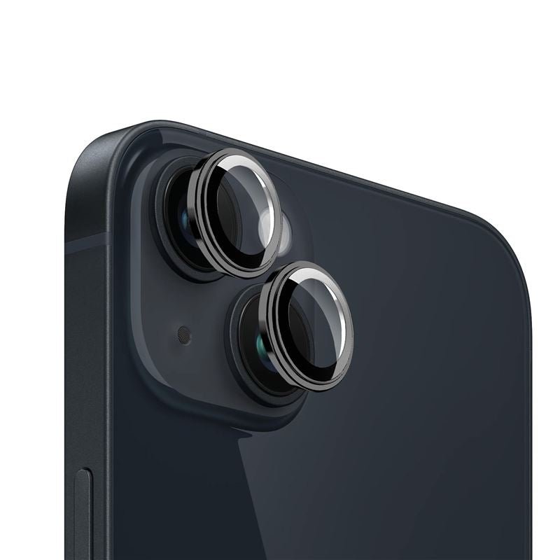 Mobile Origin Easy Lens Guards iPhone 14 / iPhone 14 Plus - Προστασία Κάμερας - Αντιχαρακτικό Γυαλί - Black