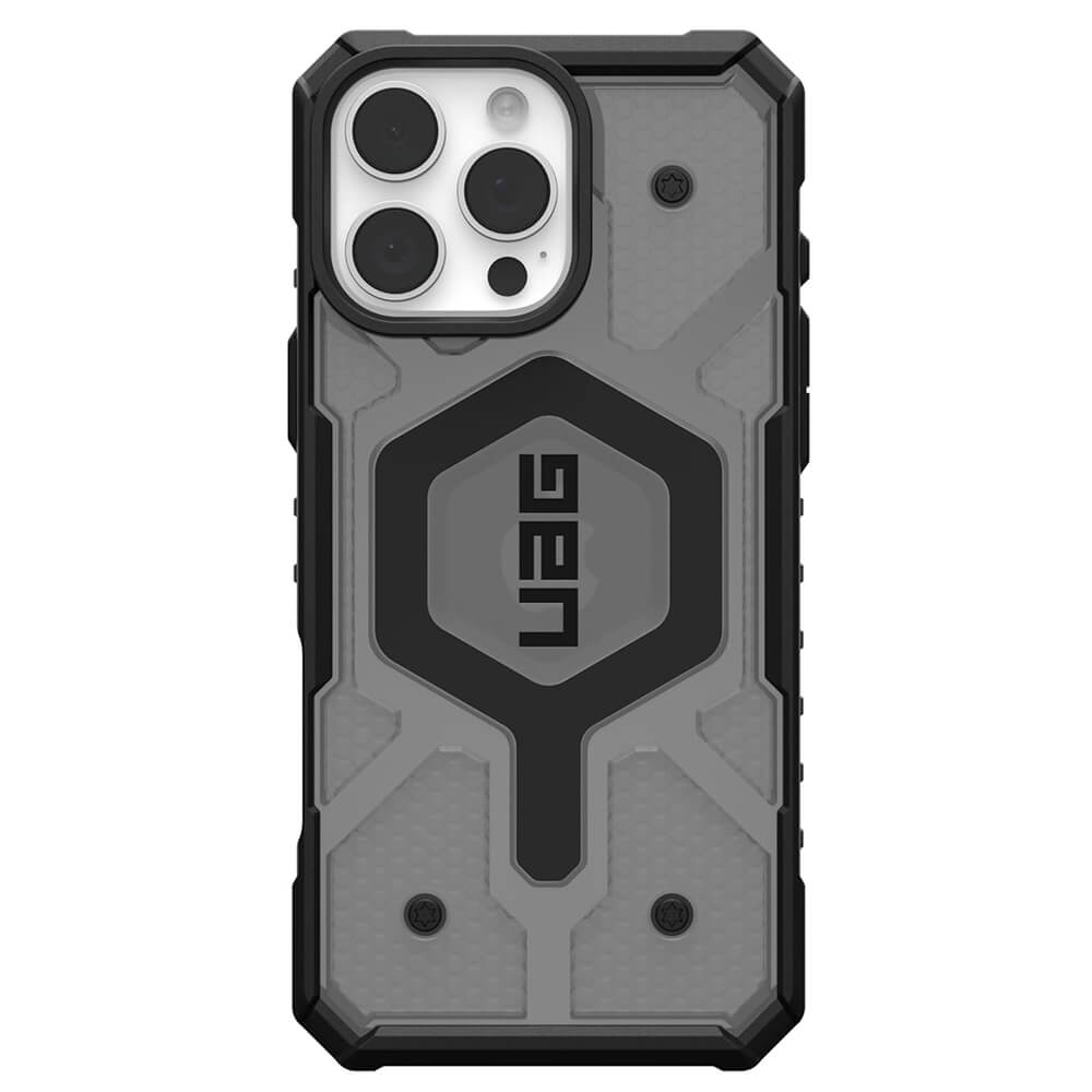 UAG iPhone 16 Pro Max Pathfinder Clear MagSafe Σκληρή Θήκη με MagSafe - Ash / Black Stand