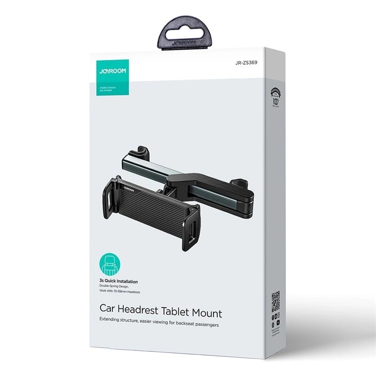 Joyroom JR - ZS369 Car Headrest Mount Universal Βάση Αυτοκινήτου για τα Πίσω Καθίσματα - Black