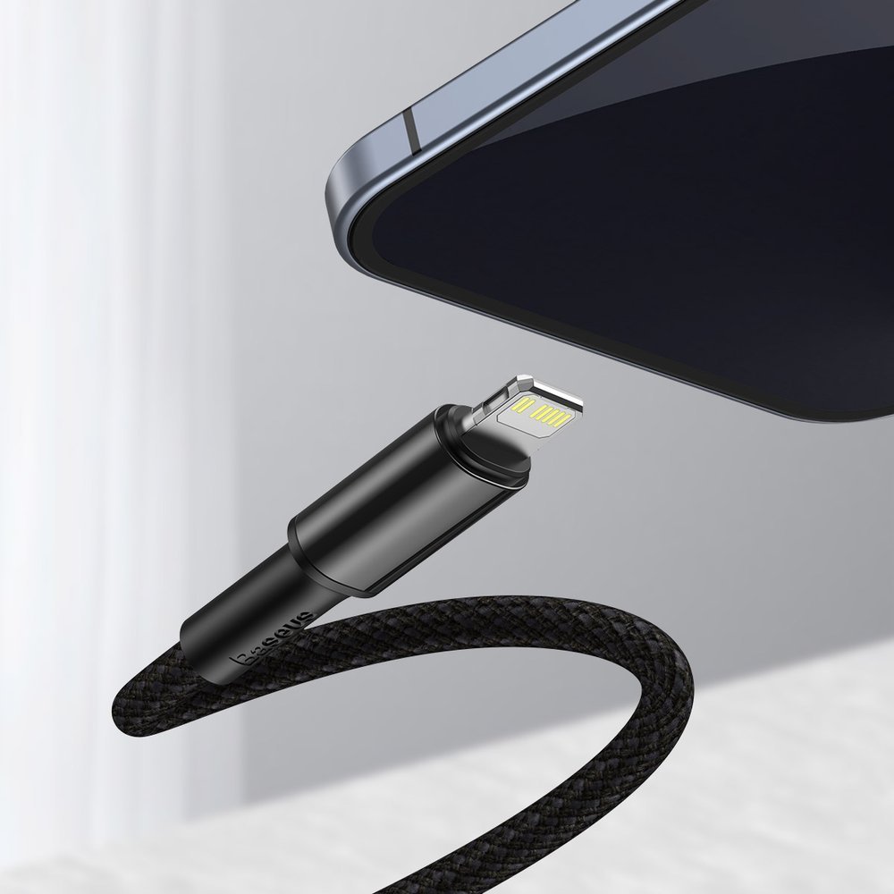 Baseus High Density PD 20W - Καλώδιο Δεδομένων και Φόρτισης Type - C to Lightning 1M - Black - CATLGD - 01