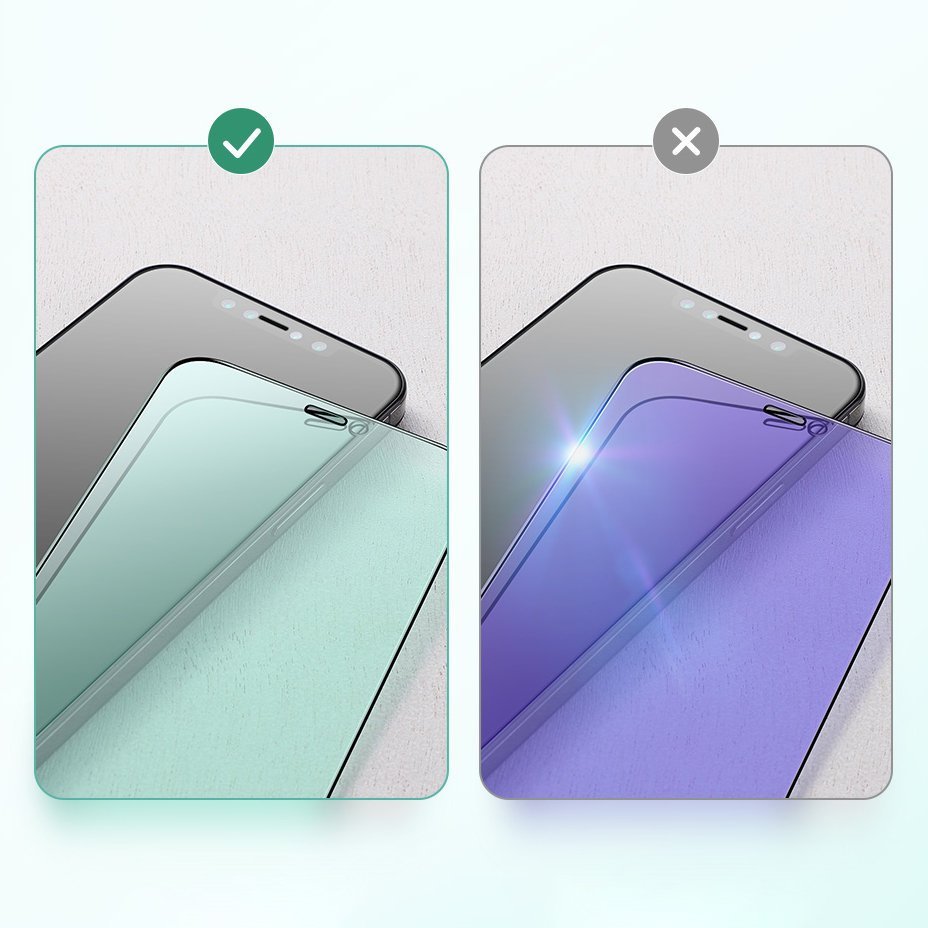 Joyroom iPhone 12 Pro Max Knight Series Anti - Blue Light 2.5D 9H Full Screen Tempered Glass Αντιχαρακτικό Γυαλί Οθόνης - Black - JR - PF600