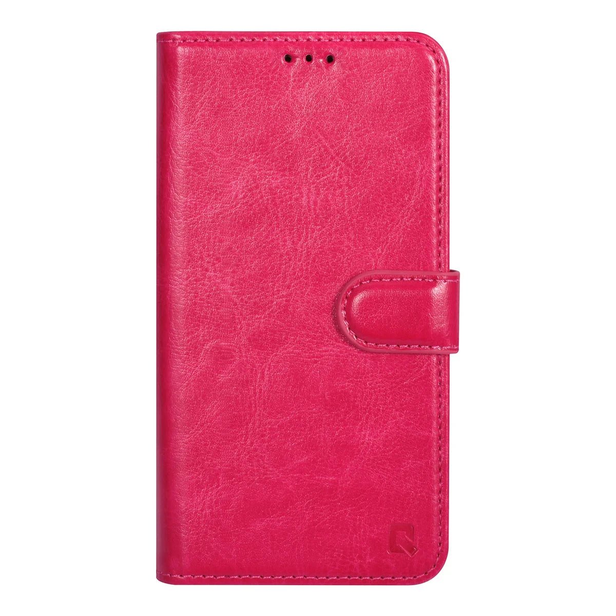 Tuniq iPhone 15 Pro - Θήκη Πορτοφόλι Stand από Δερματίνη - Ροζ