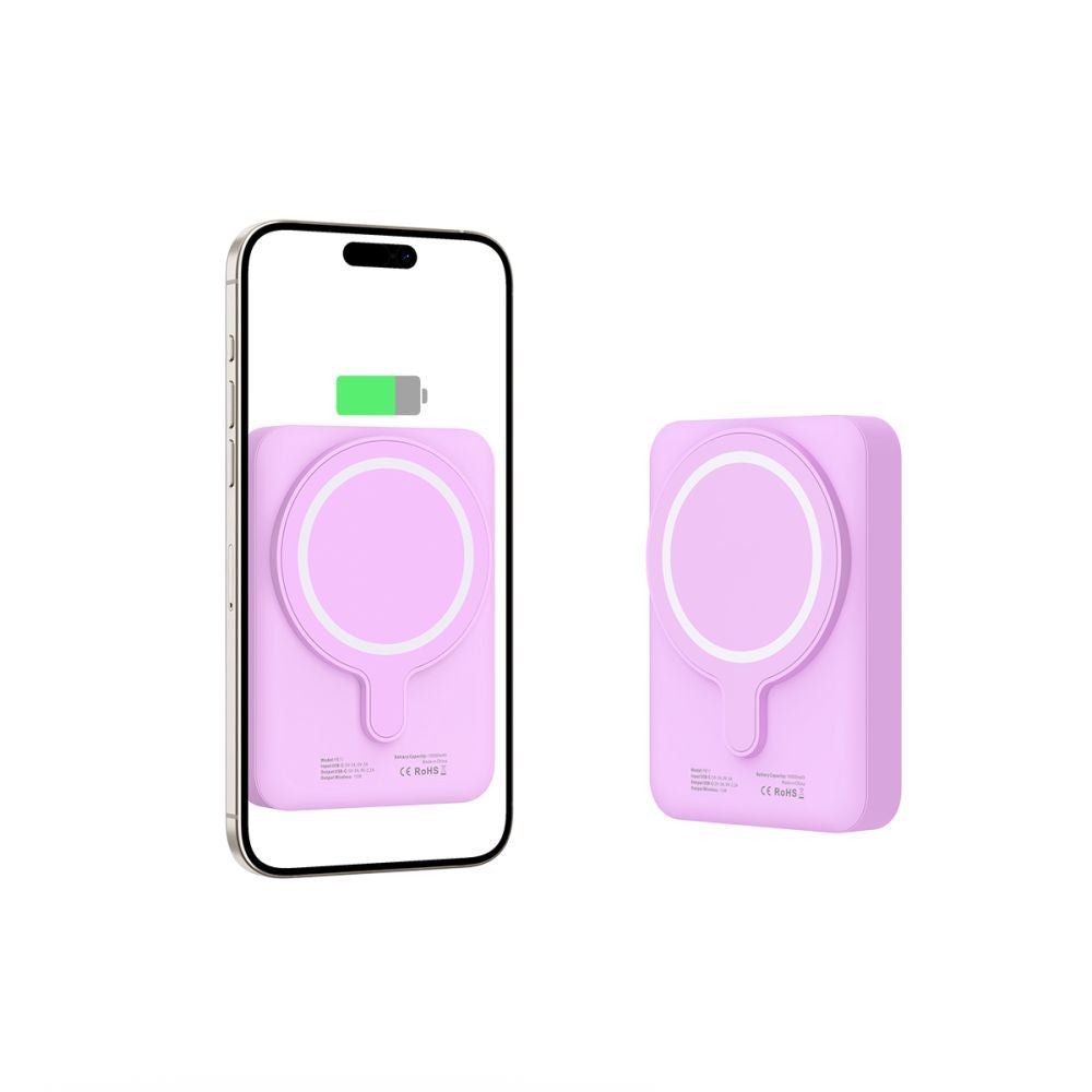 Tech - Protect PB11 Lifemag MagSafe PowerBank Μαγνητικό PowerBank Κινητού 10000 mAh - Lilac
