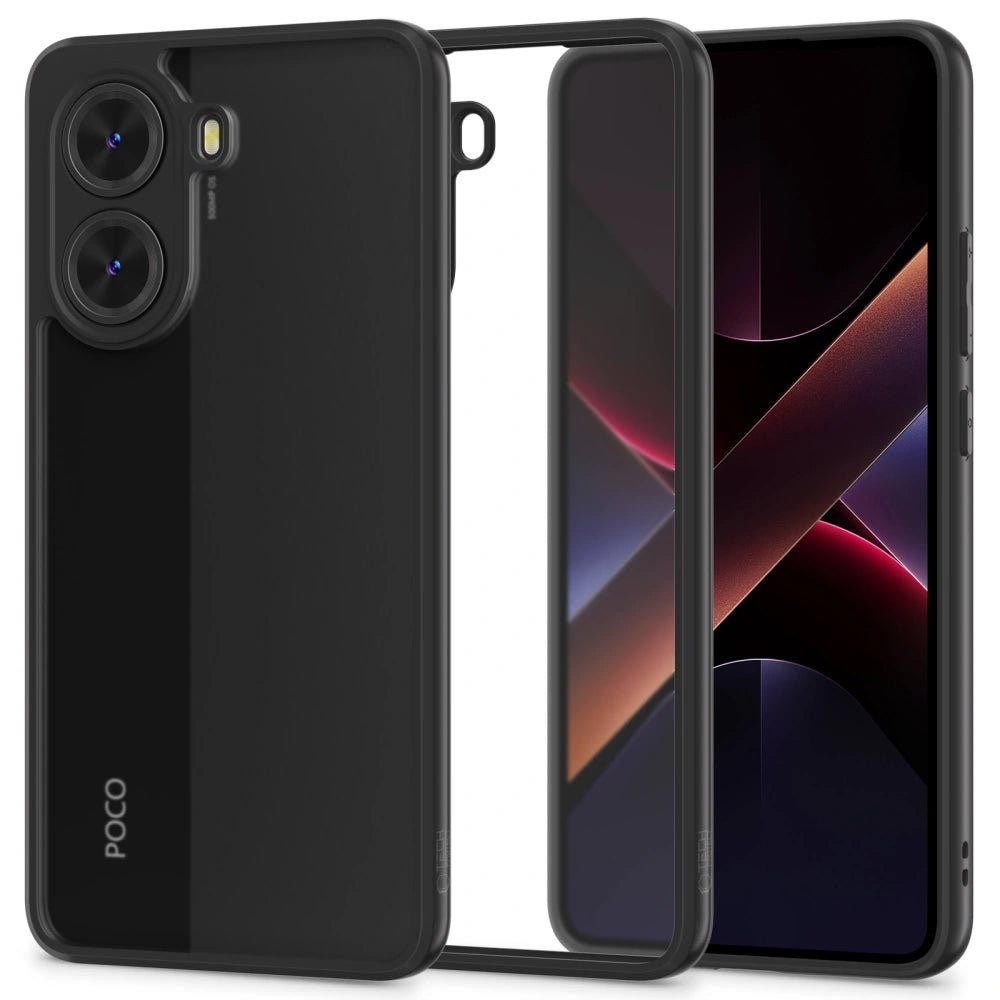 Tech - Protect Xiaomi Poco X7 Pro 5G MagMat Σκληρή Θήκη με Πλαίσιο Σιλικόνης - Matte Black