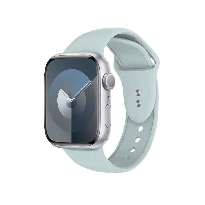 Crong Λουράκι Apple Watch 4/5/6/7/8/9/10/11 - SE (1/2/3) - ULTRA (1/2/3) - 44/45/46/49mm Σιλικόνης - Liquid Strap - Mint