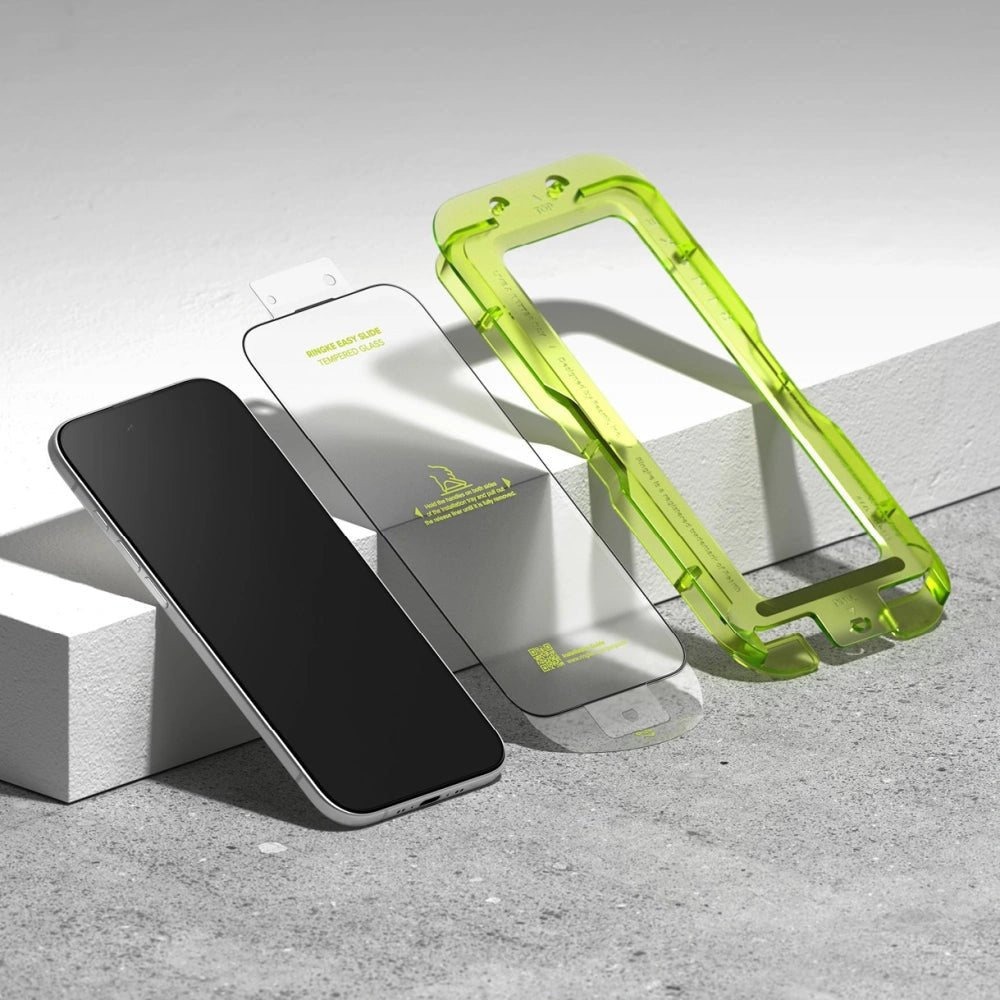 Ringke iPhone Air - Easy Slide - Case Friendly Αντιχαρακτικό Γυαλί Οθόνης - 2 Τεμάχια - Black
