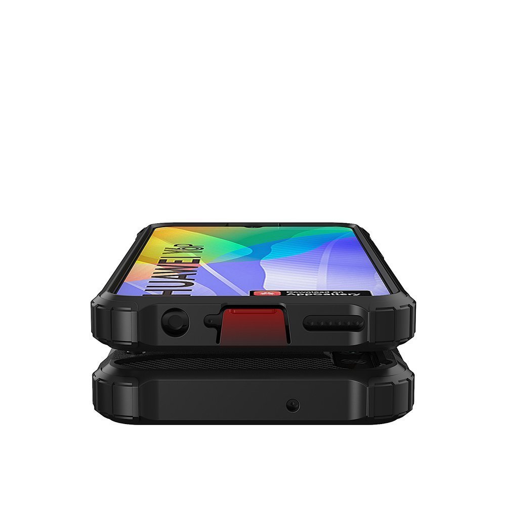 OEM Huawei Y6p Hybrid Rugged Armor Θήκη - Black