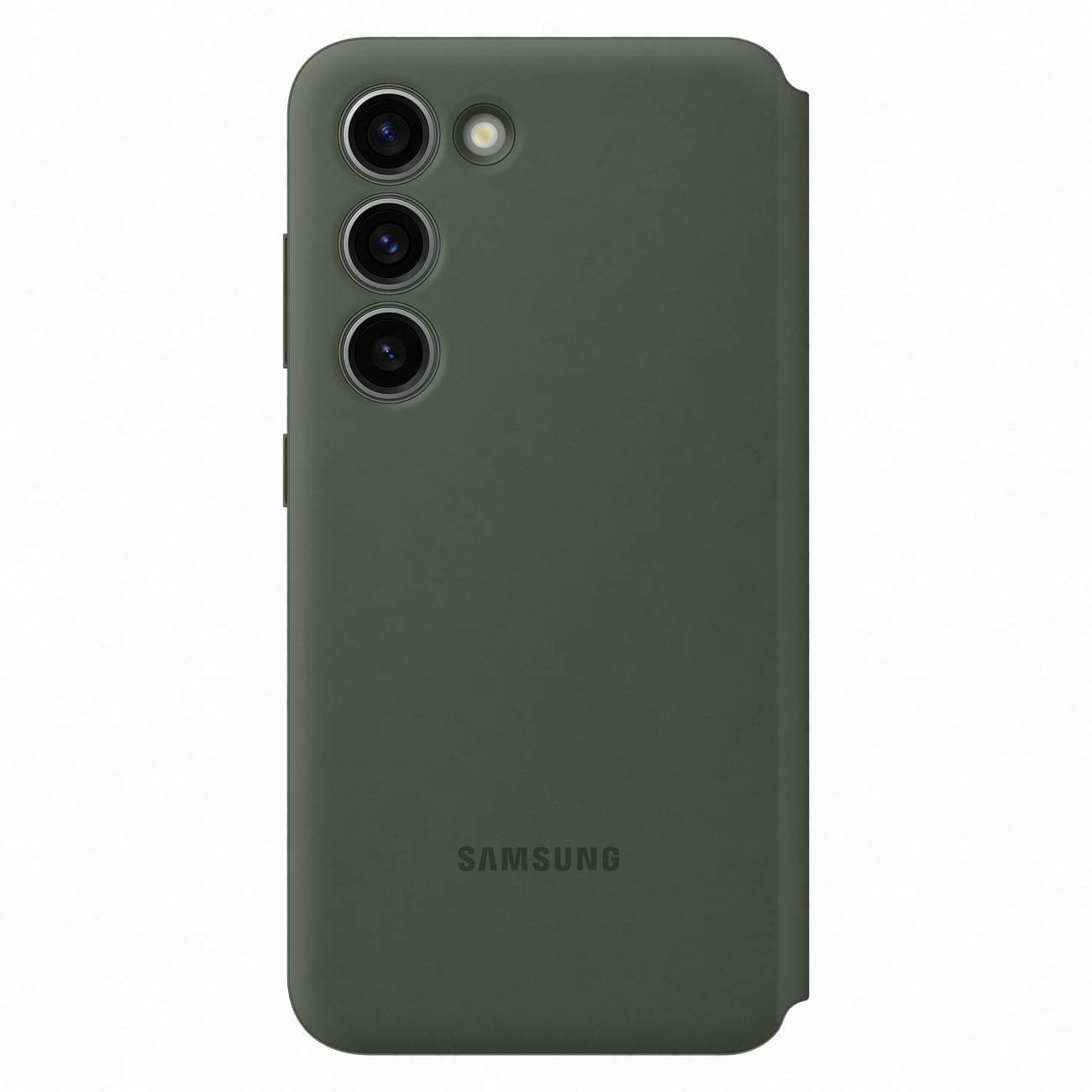 Samsung Smart View Cover Samsung Galaxy S23 Θήκη Πορτοφόλι - Khaki - EF - ZS911CGEGWW
