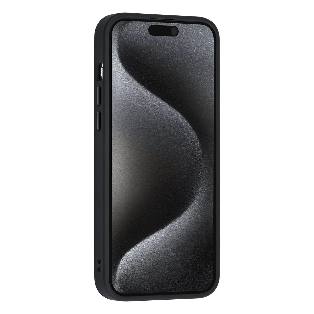 Tuniq iPhone 15 Pro Max - Σκληρή MagSafe Θήκη με Περιστρεφόμενο Δαχτυλίδι Συγκράτησης - Ημιδιαφανή / Μαύρη