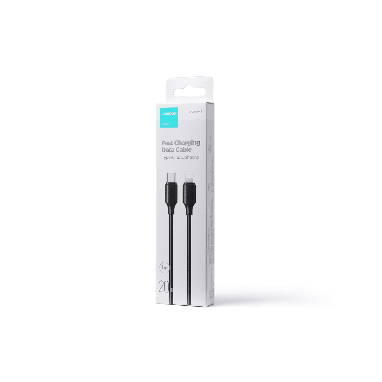 Joyroom S - CL020A9 PD 20W - Καλώδιο Δεδομένων και Φόρτισης Type - C to Lightning 1M - Black
