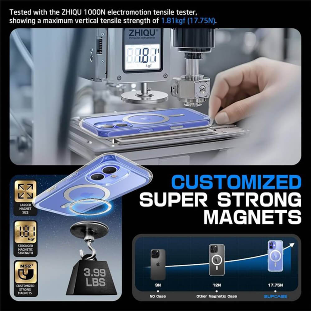 Supcase iPhone 16 - Unicorn Beetle MagStand MagSafe Σκληρή Θήκη - Διάφανη