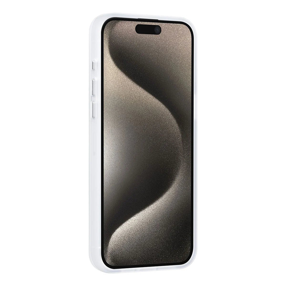 Tuniq iPhone 15 Pro Max - Σκληρή MagSafe Θήκη με Περιστρεφόμενο Δαχτυλίδι Συγκράτησης - Διάφανο / Λευκό