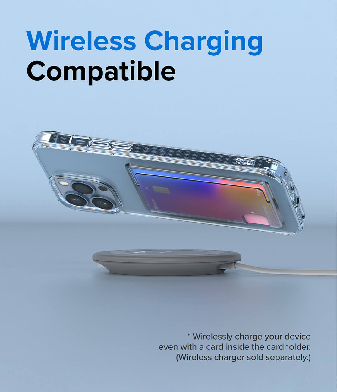 Ringke iPhone 13 Pro Max Fusion Card Σκληρή Θήκη με Πλαίσιο Σιλικόνης - Διάφανη