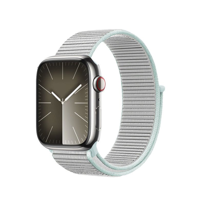 Crong Λουράκι Apple Watch 2/3/4/5/6/7/8/9/10/11 - SE (1/2/3) - 38/40/41/42mm από Νάιλον - Nylon - Pastel Grey