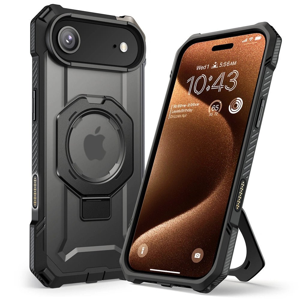 Supcase iPhone Air - UB Grip Mag - Σκληρή Θήκη με MagSafe και Stand - Black