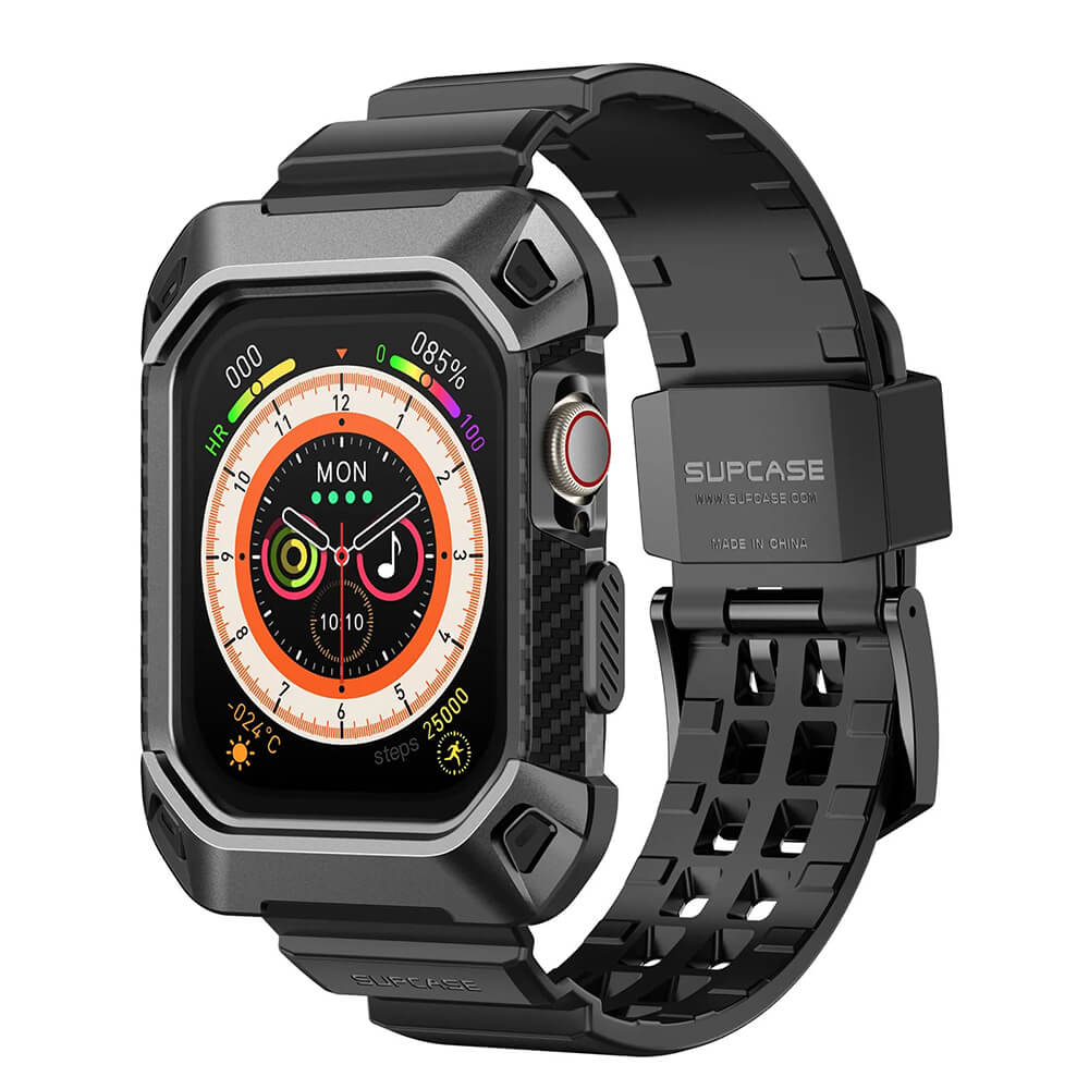 Supcase Λουράκι Apple Watch 10/11 - 46mm Unicorn Beetle Pro Λουράκι με Θήκη Προστασίας - Black