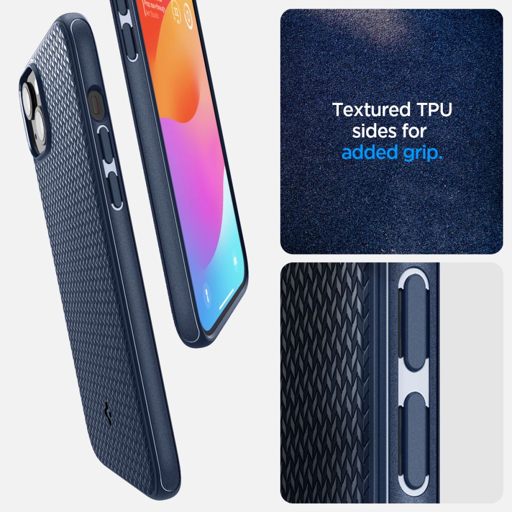 Spigen iPhone 15 Plus Mag Armor Θήκη Σιλικόνης TPU με MagSafe - Matte Black