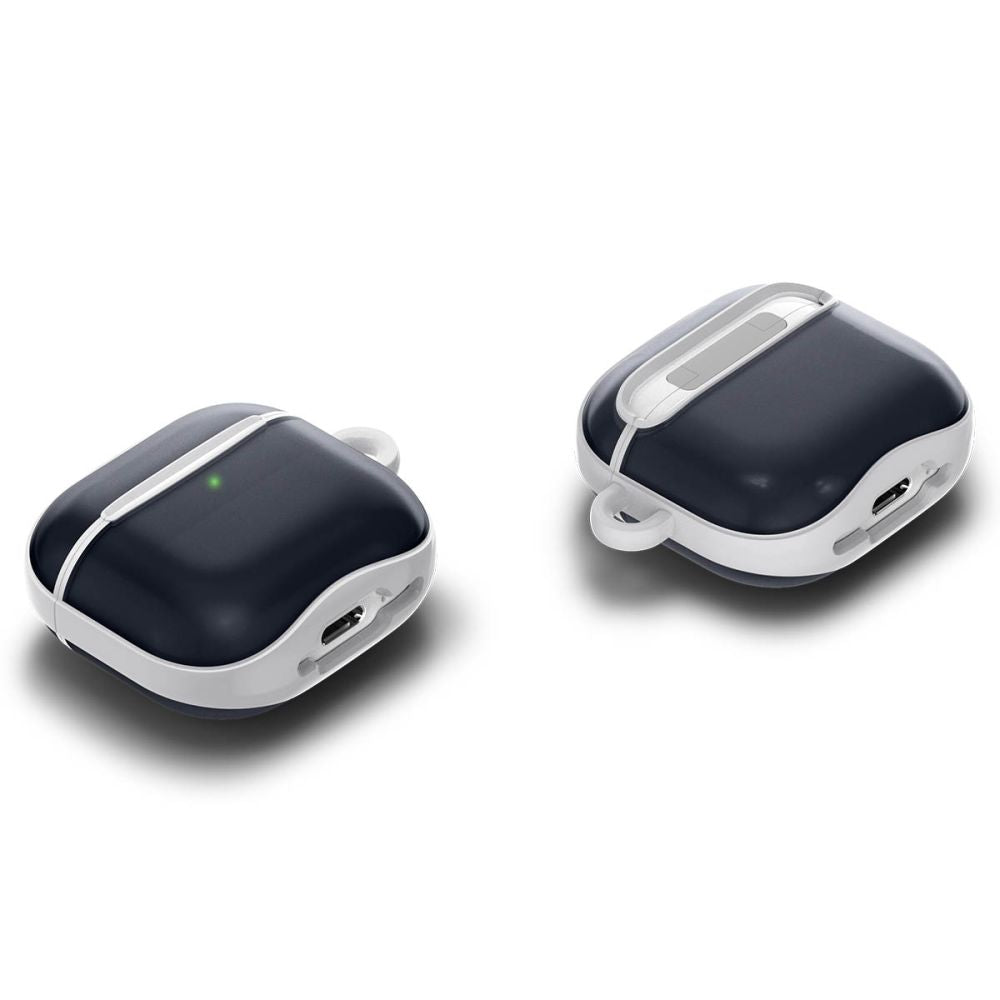 Spigen AirPods 4 Θήκη από Σκληρό Πλαστικό και Σιλικόνη - Classic C1 - Graphite