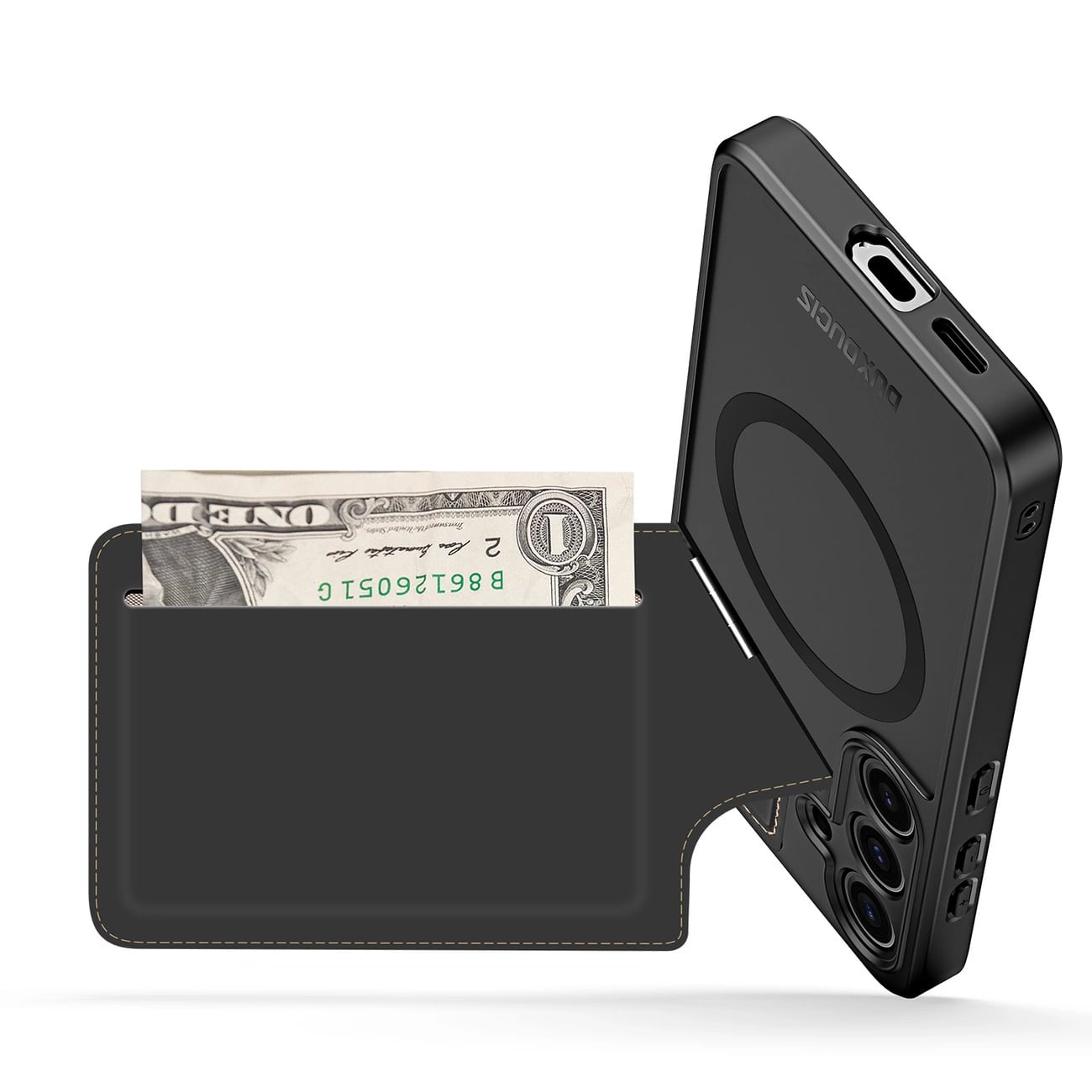Dux Ducis Samsung Galaxy S24 Rafi II Mag Anti - RFID Θήκη με Υποδοχή για Κάρτες / Stand και MagSafe - Black