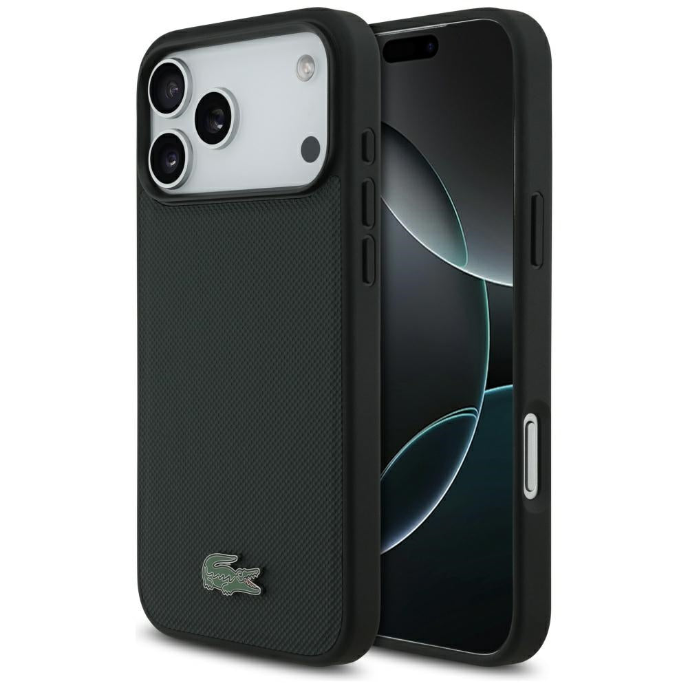 Lacoste iPhone 17 Pro Max - Petit Pique Lacquer Logo MagSafe - Σκληρή Θήκη με Πλαίσιο Σιλικόνης - Green
