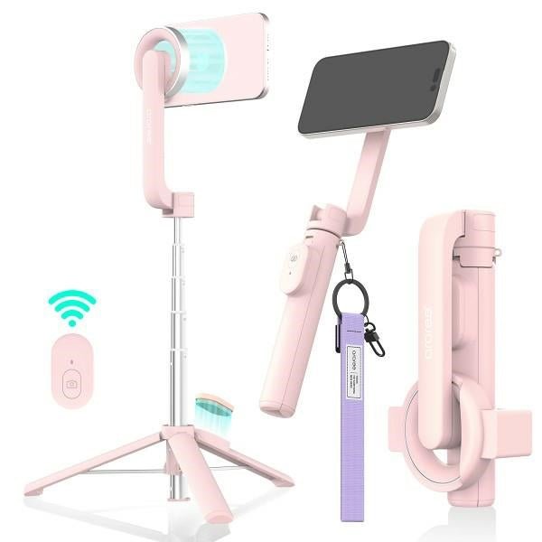 Araree Selfie Stick Bluetooth Magfie Pod - MagSafe Τρίποδο με Τηλεχειριστήριο Bluetooth - Pink