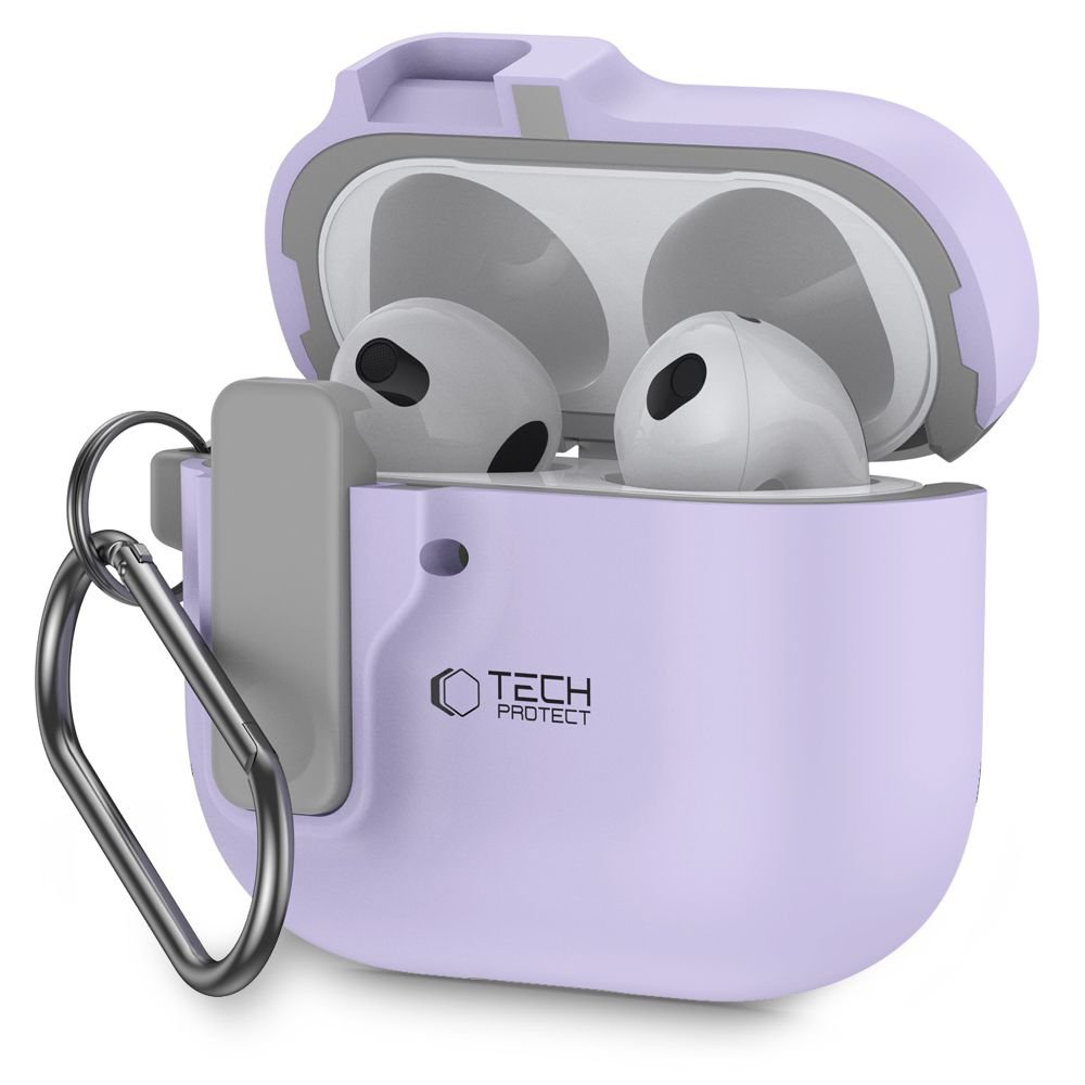 Tech - Protect AirPods 4 Θήκη από Σκληρό Πλαστικό - Slim Hook - Lavender