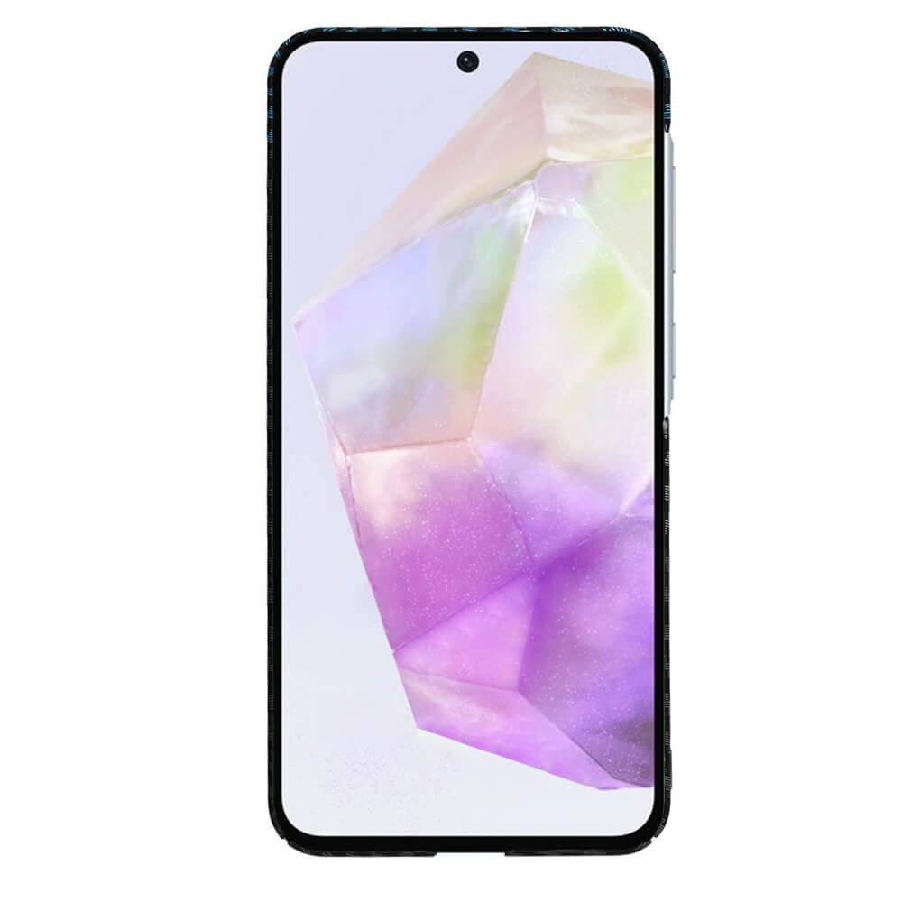 Techsuit Samsung Galaxy A36 5G Σκληρή Θήκη Carbonite FiberShell - Blue Pulse