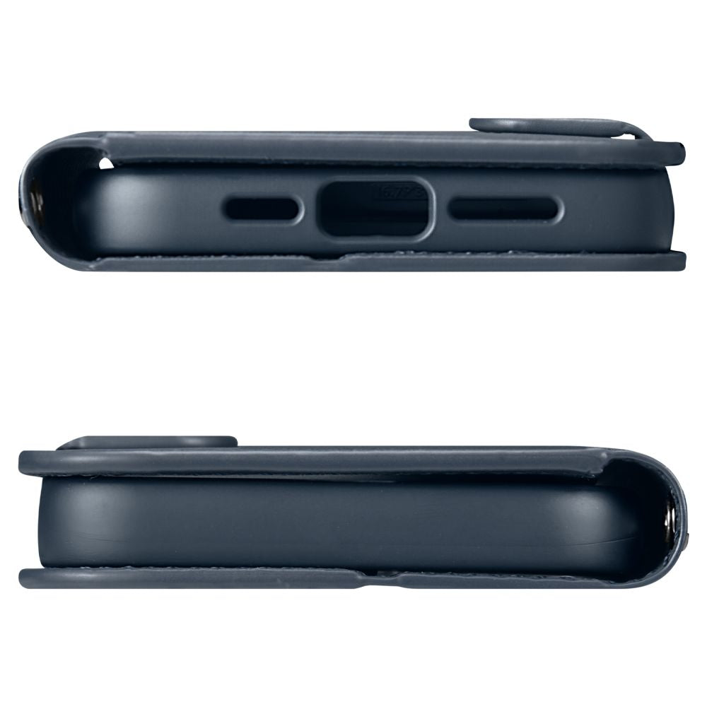 Spigen iPhone 15 Pro Max Wallet S Pro Θήκη Πορτοφόλι Stand από Δερματίνη - Navy