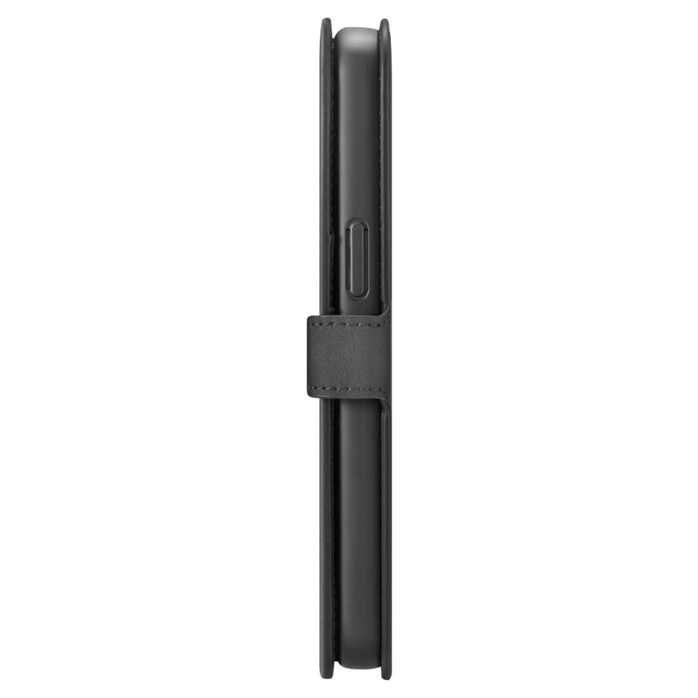 Spigen iPhone 15 Pro Wallet S Pro Θήκη Πορτοφόλι Stand από Δερματίνη - Black