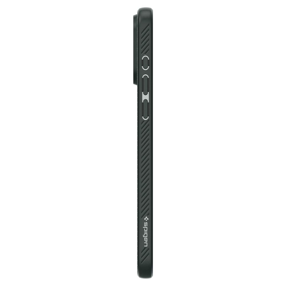 Spigen iPhone 15 Pro Max Liquid Air Θήκη Σιλικόνης - Abyss Green