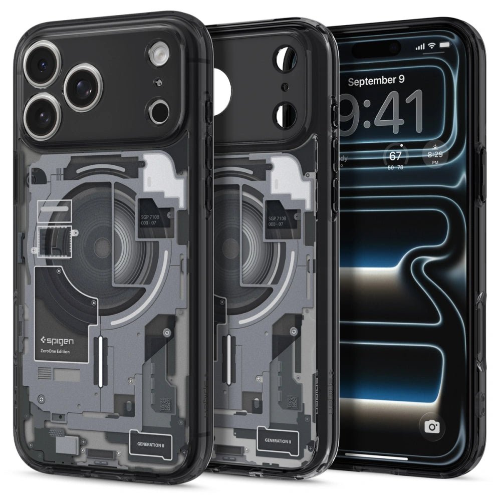 Spigen iPhone 17 Pro Max - Ultra Hybrid Mag - Σκληρή Θήκη με Πλαίσιο Σιλικόνης Και MagSafe - Zero One Black