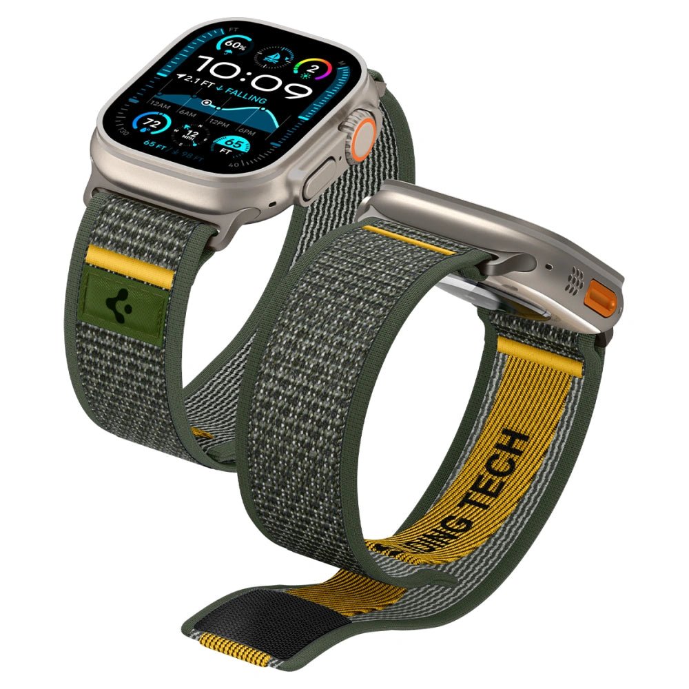 Spigen Λουράκι Apple Watch 8/9/10/11 - SE (1/2/3) - Ultra (1/2/3) – 44/45/46/49mm - Athlex Air - Active Green