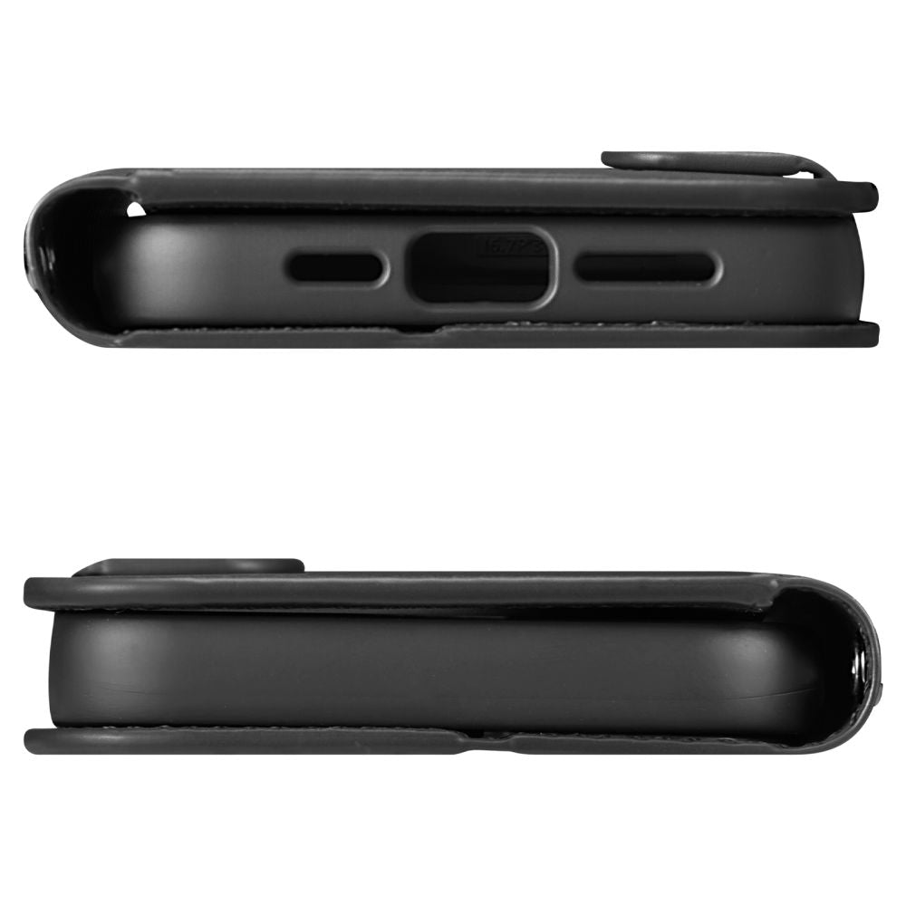 Spigen iPhone 15 Pro Wallet S Pro Θήκη Πορτοφόλι Stand από Δερματίνη - Black