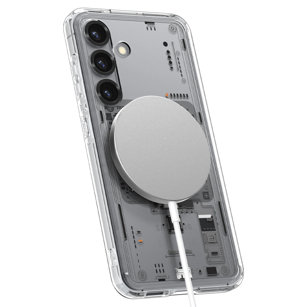 Spigen Samsung Galaxy S25 - Ultra Hybrid Mag Σκληρή Θήκη με Πλαίσιο Σιλικόνης Και MagSafe - Neo One