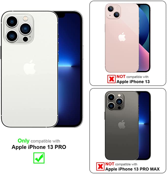 Cadorabo iPhone 13 Pro Θήκη Πορτοφόλι Stand από Δερματίνη - Floral - Dark Purple