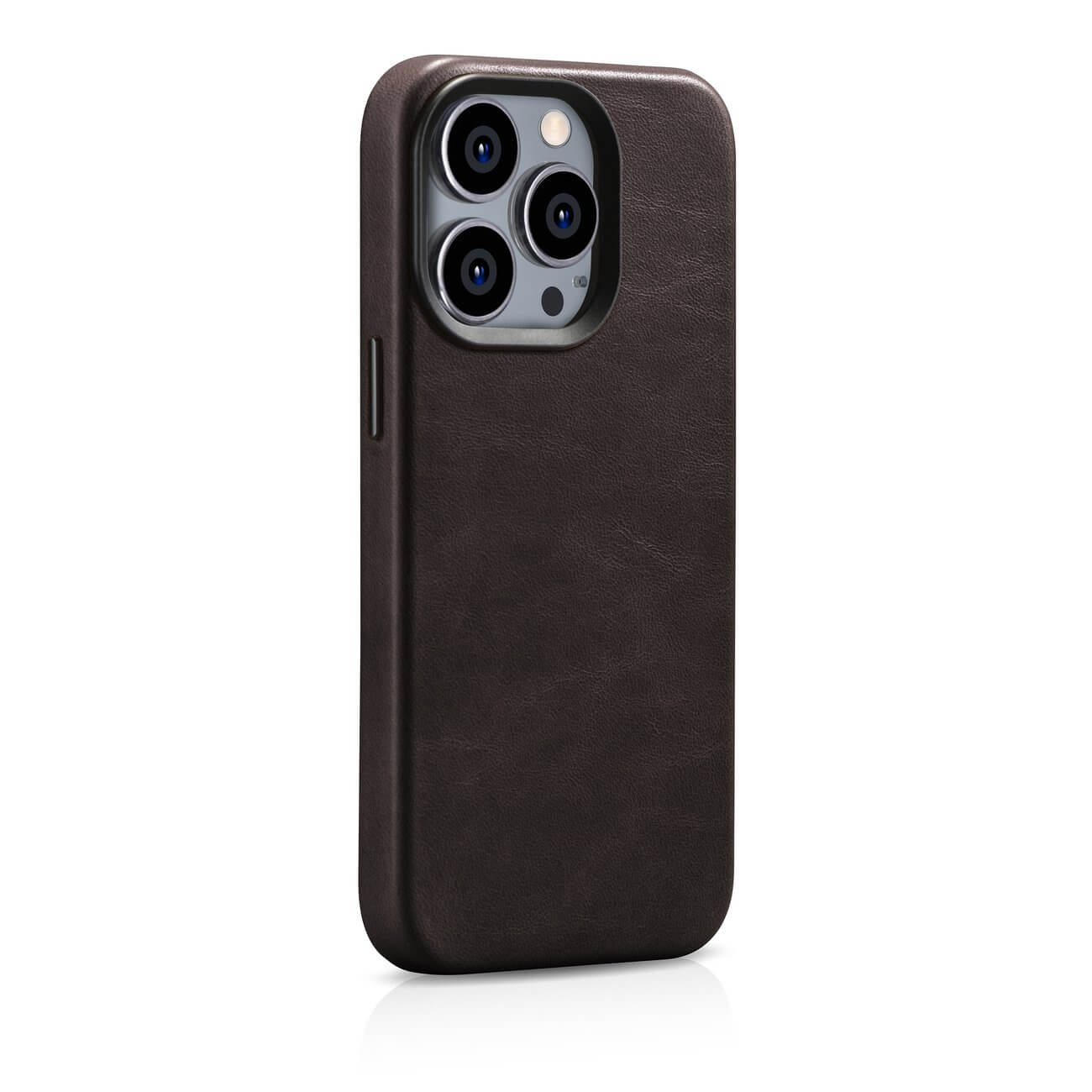 iCarer iPhone 14 Pro Max Leather Oil Wax Θήκη από Γνήσιο Δέρμα με MagSafe - Camel Tan