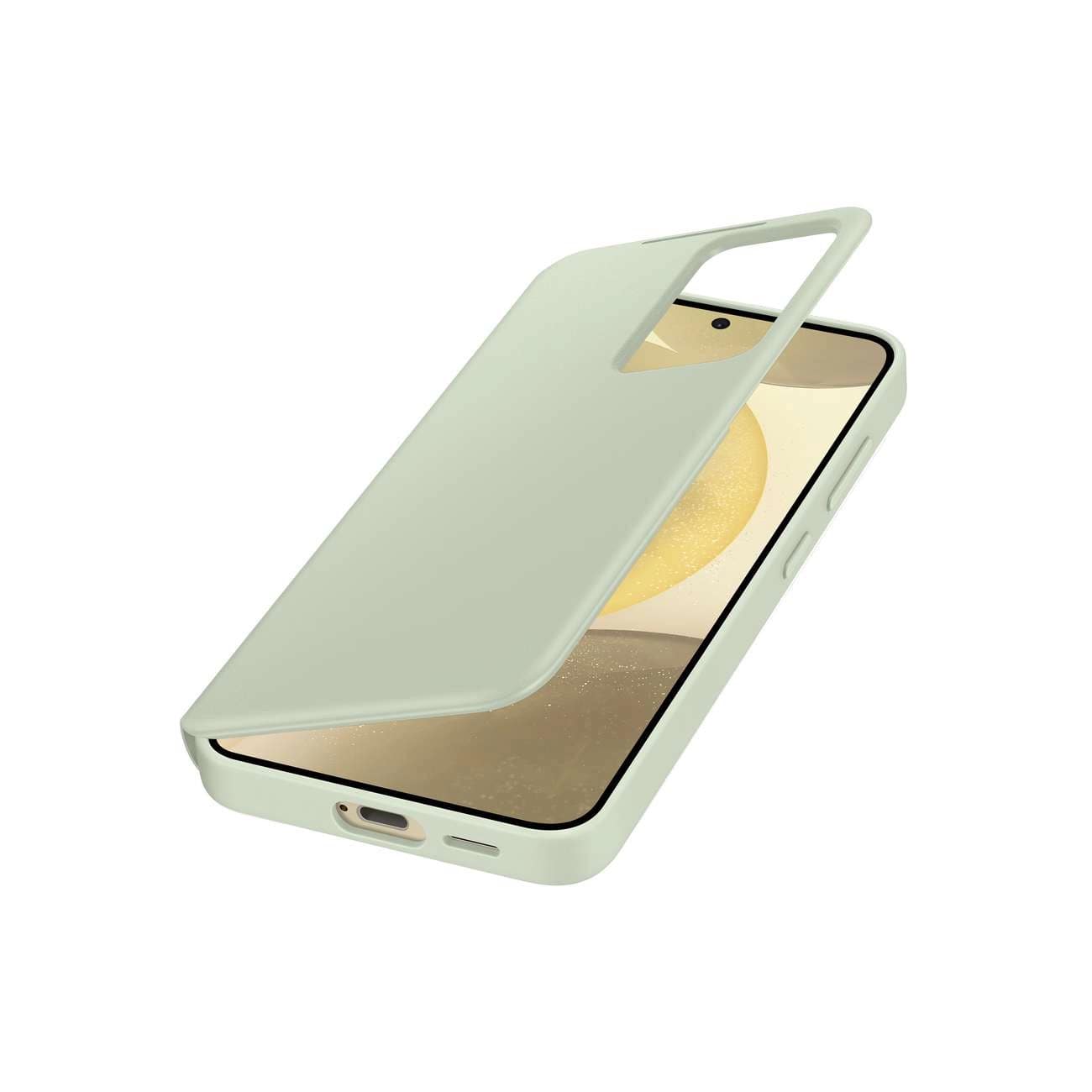 Samsung Smart View Wallet - Samsung Galaxy S24 Θήκη Πορτοφόλι - Light Green - EF - ZS921CGEGWW