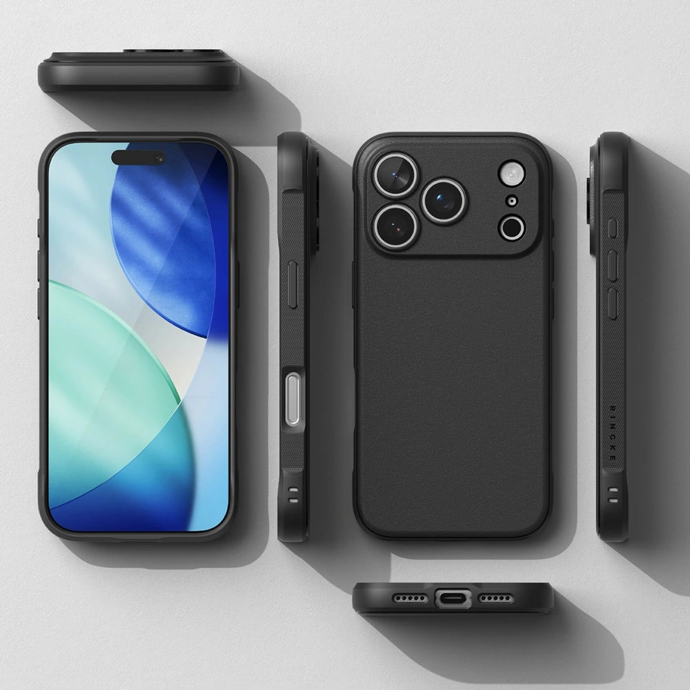 Ringke iPhone 17 Pro Onyx Θήκη Σιλικόνης - Black